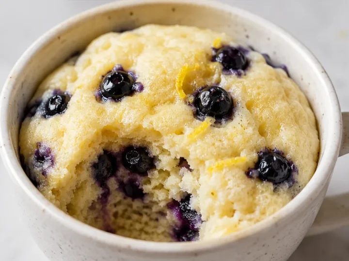 Zesty Keto Lemon Mug Cake