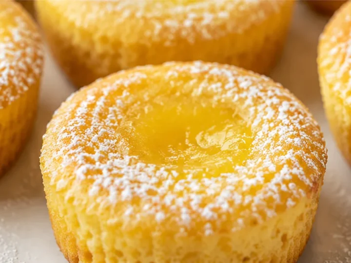 Melt-in-Your-Mouth Lemon Pudding Cakes