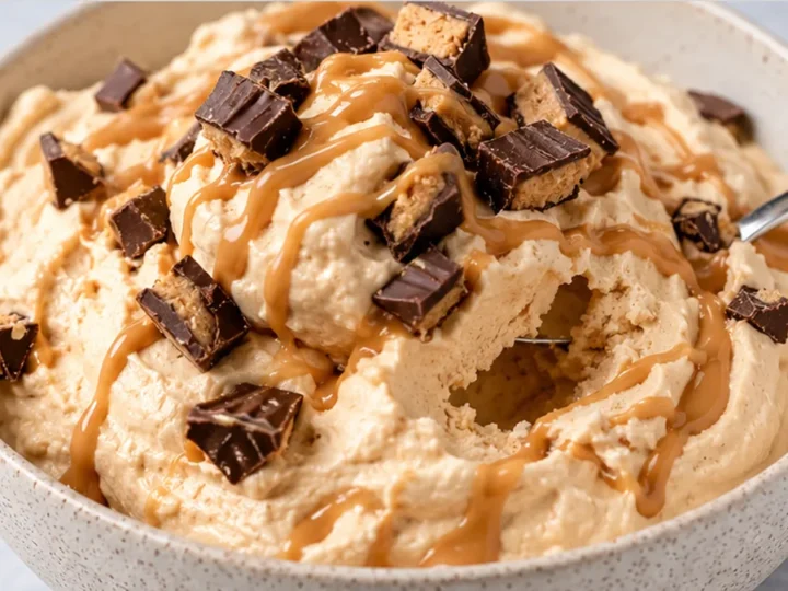 Dreamy Peanut Butter Frozen Yogurt