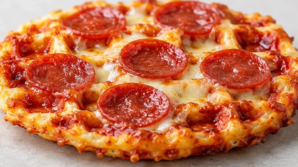 Pizza Chaffle: The Crispy, Cheesy Low-Carb Dream! Pizza Chaffle: make this easy, cheesy low-carb delight in minutes. Perfect for a quick snack or light meal, sa