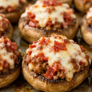 Pizza Stuffed Mushrooms: New Favorite Appetizer! Pizza Stuffed Mushrooms: craft these savory, cheesy bites in under 30 minutes. Perfect for parties, they're pac