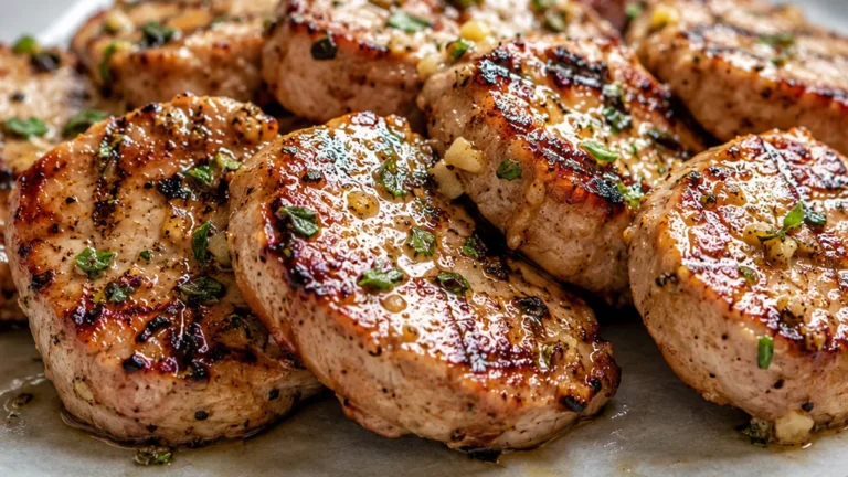 Juicy Grilled Pork Tenderloin Medallions