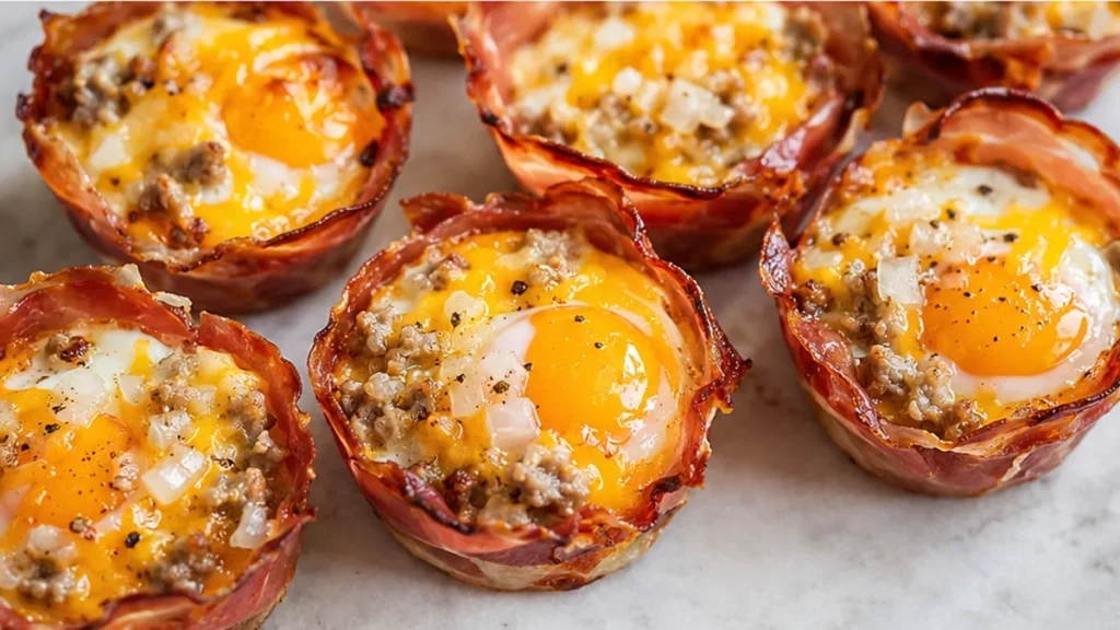 Prosciutto Egg Cups: Crispy, Cheesy Breakfast! Prosciutto Egg Cups: bake these savory and cheesy breakfast bites in under 30 minutes. Perfect for meal prep or a