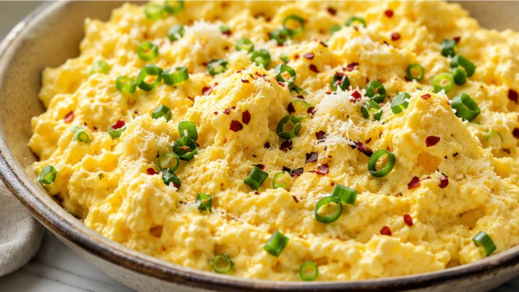 Fluffy Ricotta Eggs: Brunch Perfection! Ricotta eggs: master this easy, creamy scrambled egg recipe in minutes. A simple addition that makes eggs incredibly lig