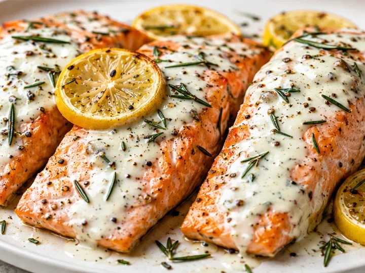 Zesty Rosemary Ranch Salmon Dinner