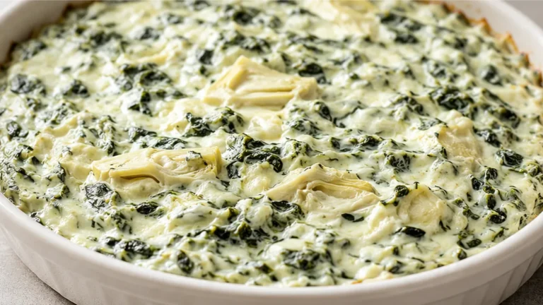 Creamy Spinach Artichoke Dip Recipe