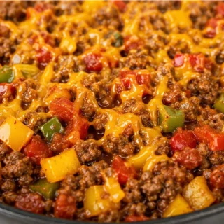 Low-Carb Taco Skillet: Dinner is SERVED!