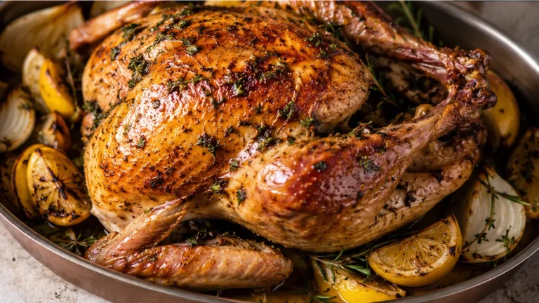 Juicy Thanksgiving Turkey: Crispy Skin Secret!
