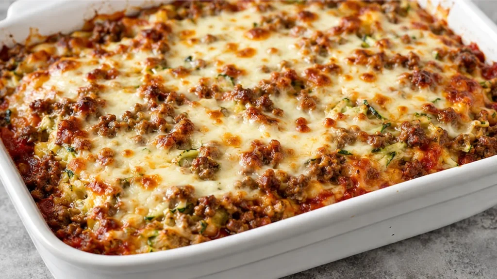 Zucchini Pizza Casserole - zucchini casserole - Zucchini casserole: assemble this flavorful, crustless pizza bake in under an hour. Enjoy a low-carb, family-fri