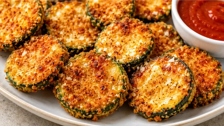 Crispy Zucchini Parmesan Bites You Can’t Resist!