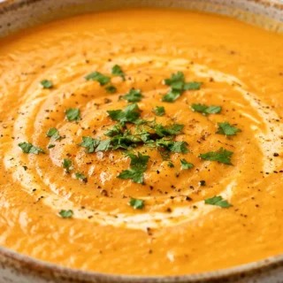 Creamy Carrot Ginger Soup: Cozy & Delicious! Carrot ginger soup: craft this bright, smooth, and healthy pureed soup. A comforting meal in under an hour, perfect