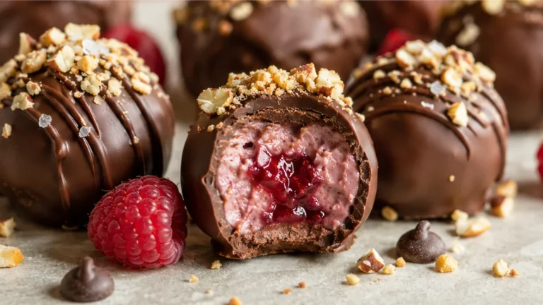 Raspberry Chocolate Truffles: Pure Bliss!
