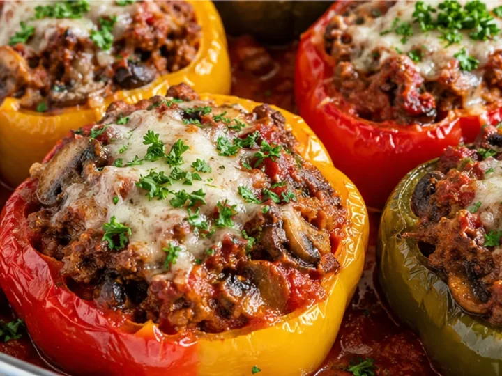 Keto Stuffed Peppers: Italian Twist!