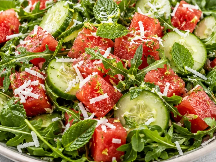 Refreshing Watermelon Cucumber Salad