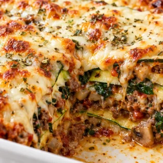 Zucchini Lasagna Without Noodles