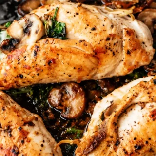 Juicy Stuffed Chicken Breasts!