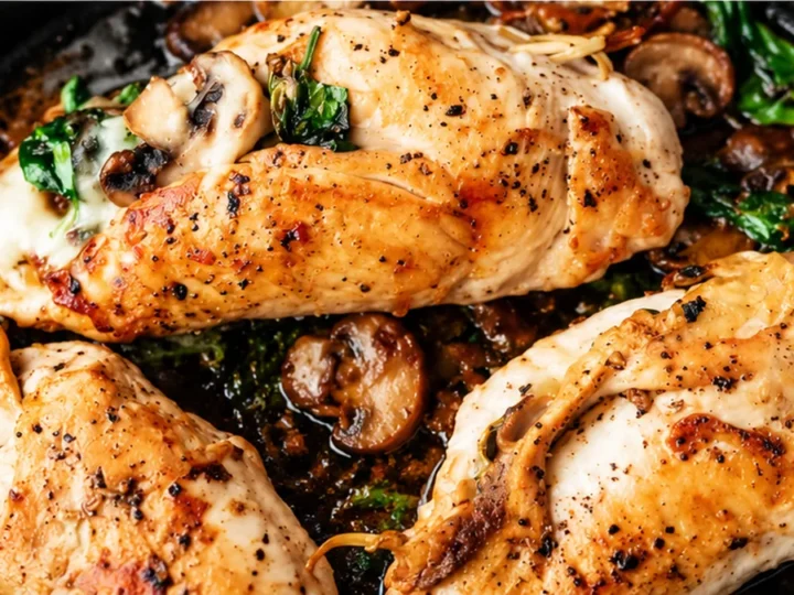 Juicy Stuffed Chicken Breasts!