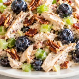 Keto Blueberry Pecan Chicken Salad