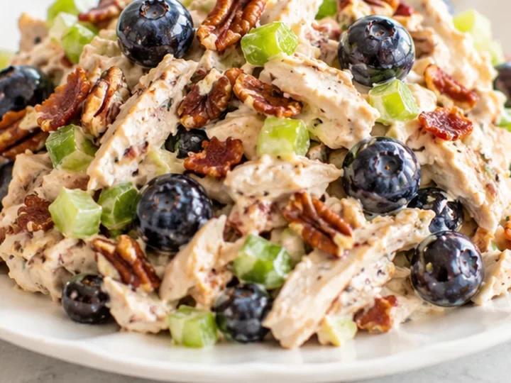 Keto Blueberry Pecan Chicken Salad
