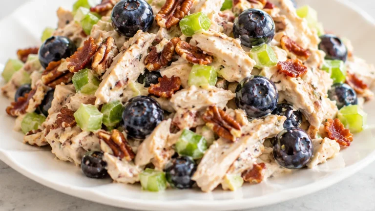 Keto Blueberry Pecan Chicken Salad