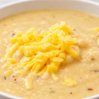 Melt-in-Your-Mouth Cheesy Cauliflower Soup! - melt in your mouth cheesy
