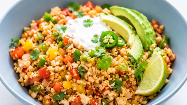 Low-Carb Mexican Cauliflower Rice