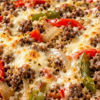 Philly Cheesesteak Casserole