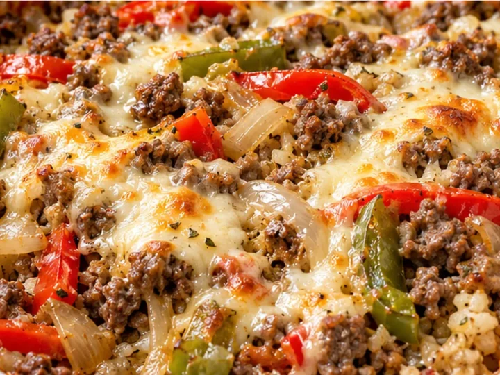 Philly Cheesesteak Casserole