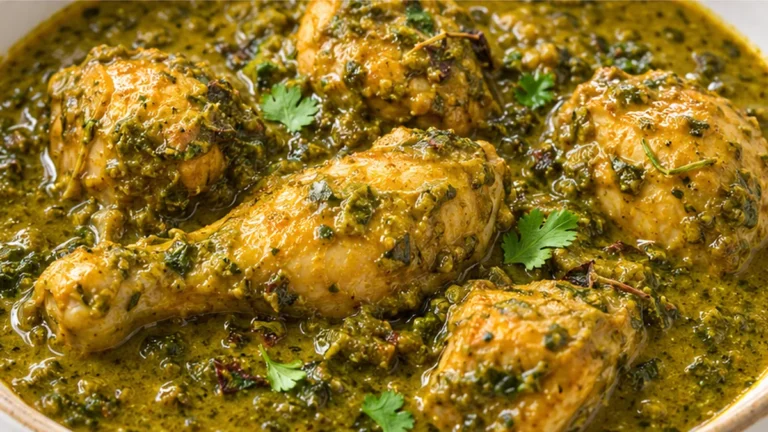 Saag Chicken Recipe