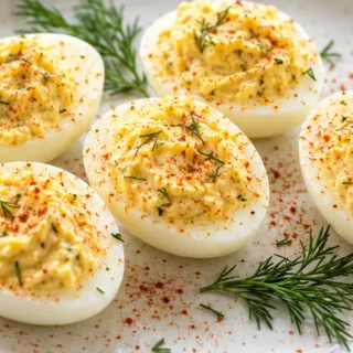 Zesty Horseradish Deviled Eggs for Parties!